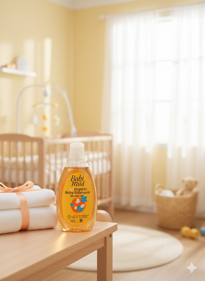 شامپوی اطفال ارگانیک ۲ در ۱ (Babi Mild)