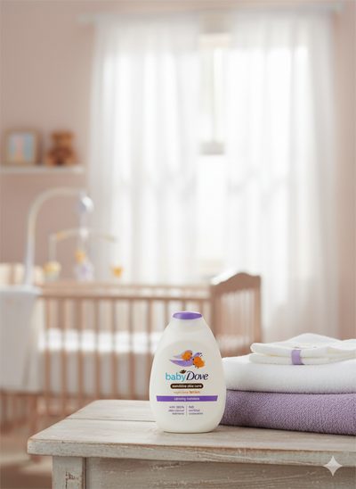 لوسیون شب - رطوبت‌رسانی آرامش‌بخش (Baby Dove)