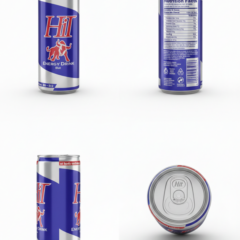 Hit Energy Drink Blue