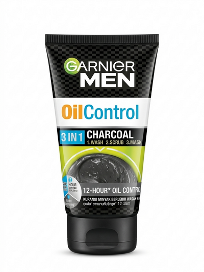 Oil Control 3 in 1 Charcoal (Wash, Scrub, Mask)