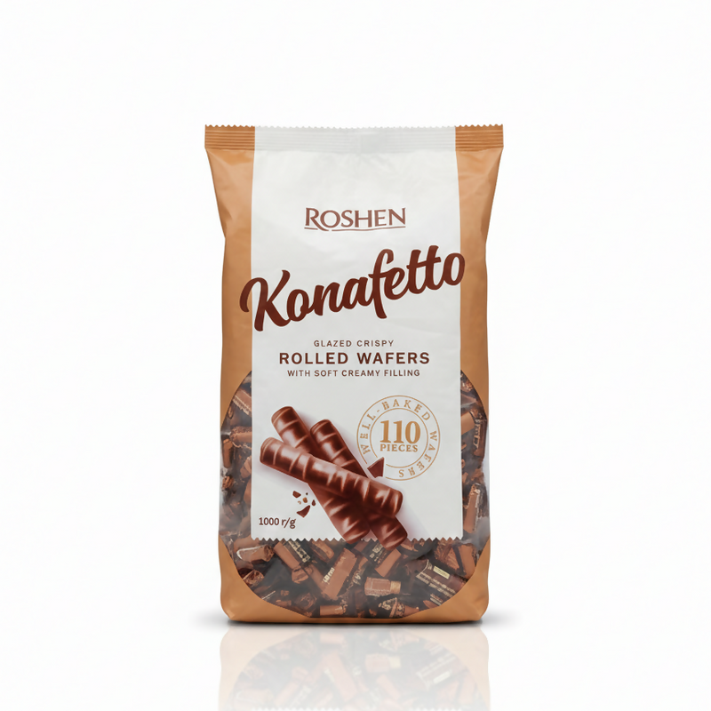 Konafetto (Glazed Crispy Rolled Wafers)