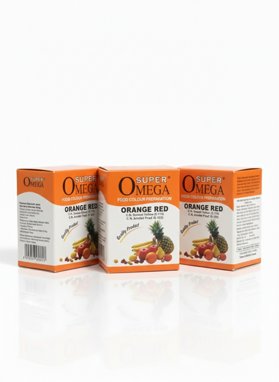 Super Omega Food Colour Preparation - Orange Red