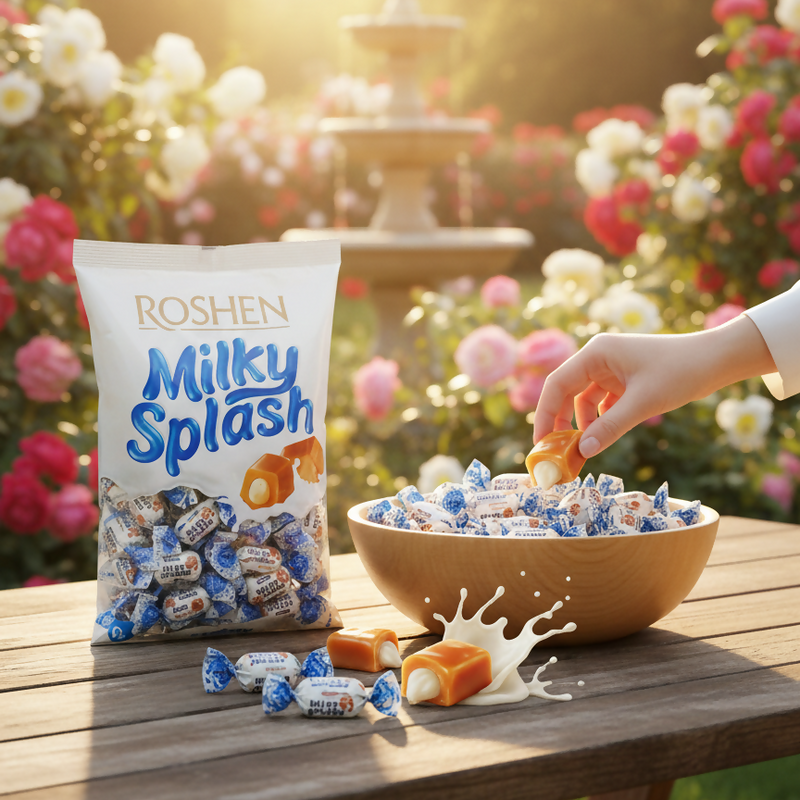 د میلکی سپلش چاکلیټ (Roshen)