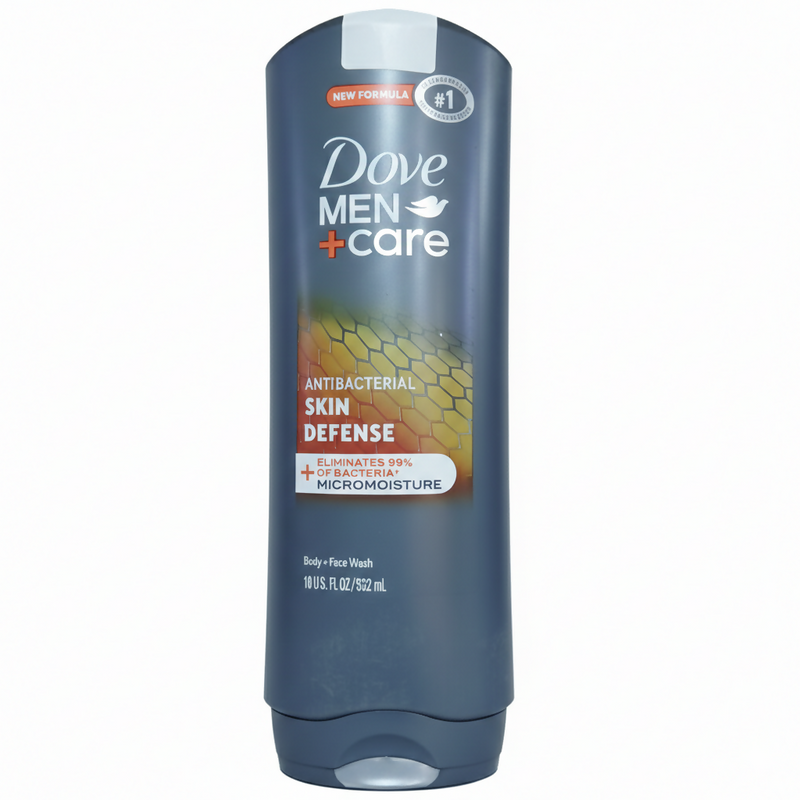 Dove Men+Care Antibacterial Skin Defense Body + Face Wash