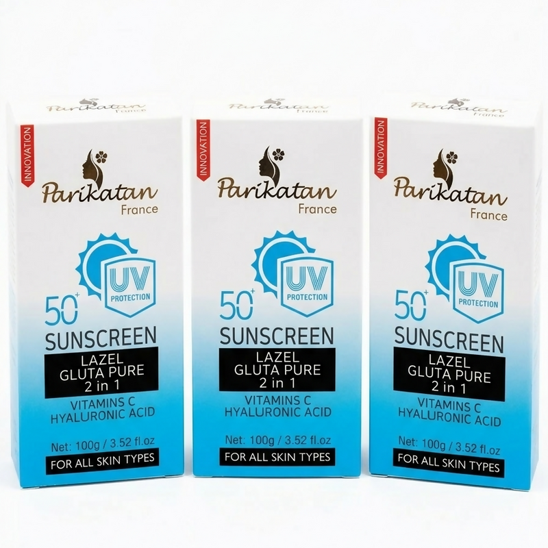 50+ Sunscreen and Lazel Gluta Pure 2 in 1