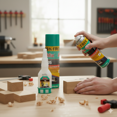 Akfix 705 Superfast Adhesive with Activator Spray