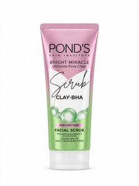 Bright Miracle Ultimate Pore Clear Facial Scrub (Clay-BHA)