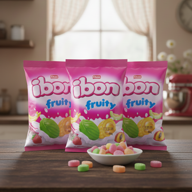ibon fruity (Milk-filled Fruit Candy)