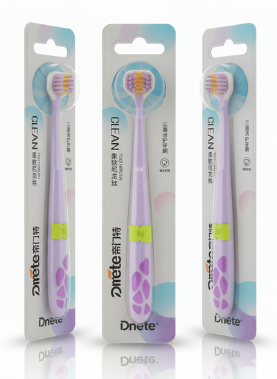 Dnete 3-Sided Clean Toothbrush