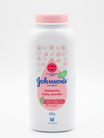 Blossoms baby powder (cornstarch)