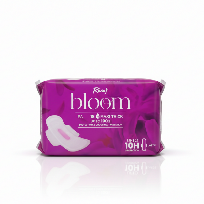 Bloom Maxi Thick - Up to 100% Protection (18 Large Pads)
