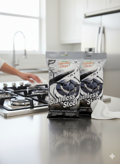 Stainless Steel Wipes (50 Wipes)