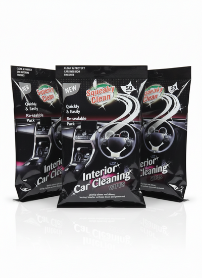 Interior Car Cleaning Wipes (50 Wipes)