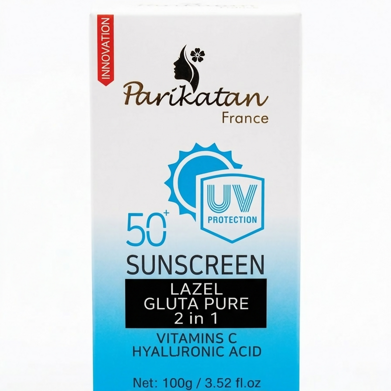 50+ Sunscreen and Lazel Gluta Pure 2 in 1