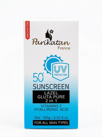 50+ Sunscreen and Lazel Gluta Pure 2 in 1