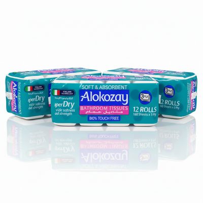 Alokozay Bathroom Tissues (12 Rolls)