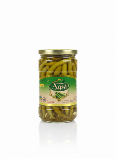 Aqsa Green Chili Pickle (Hot & Spicy)