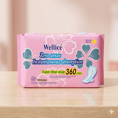 Wellice Zero Sense Instantaneous Absorption Sanitary Pads