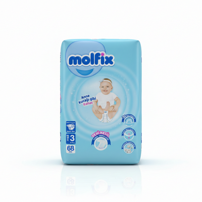 Molfix Baby Diapers - Size 3 (Midi)