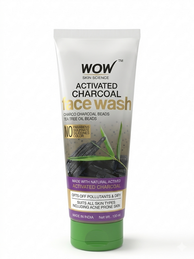 د فعال چارکول مخ مینځونکی / فیس واش (WOW Skin Science)