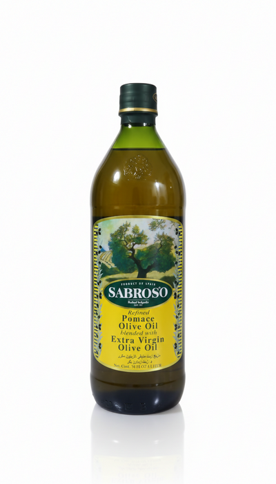 Refined Pomace Olive Oil blended with Extra Virgin Olive Oil ( 1 liter )