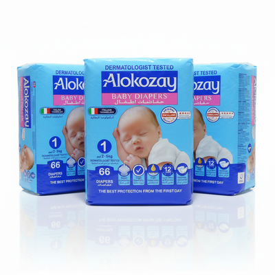 Alokozay Premium Baby Diapers - Size 1